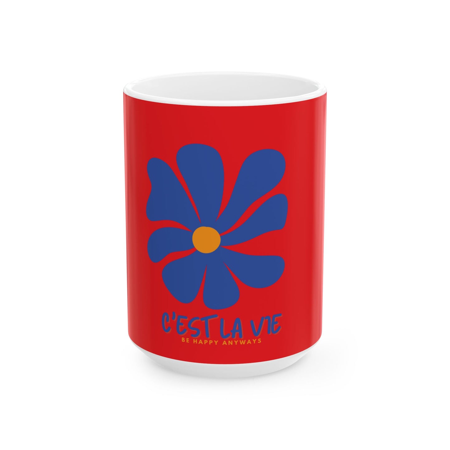 Playful Coffee Mug, C'est la Vie