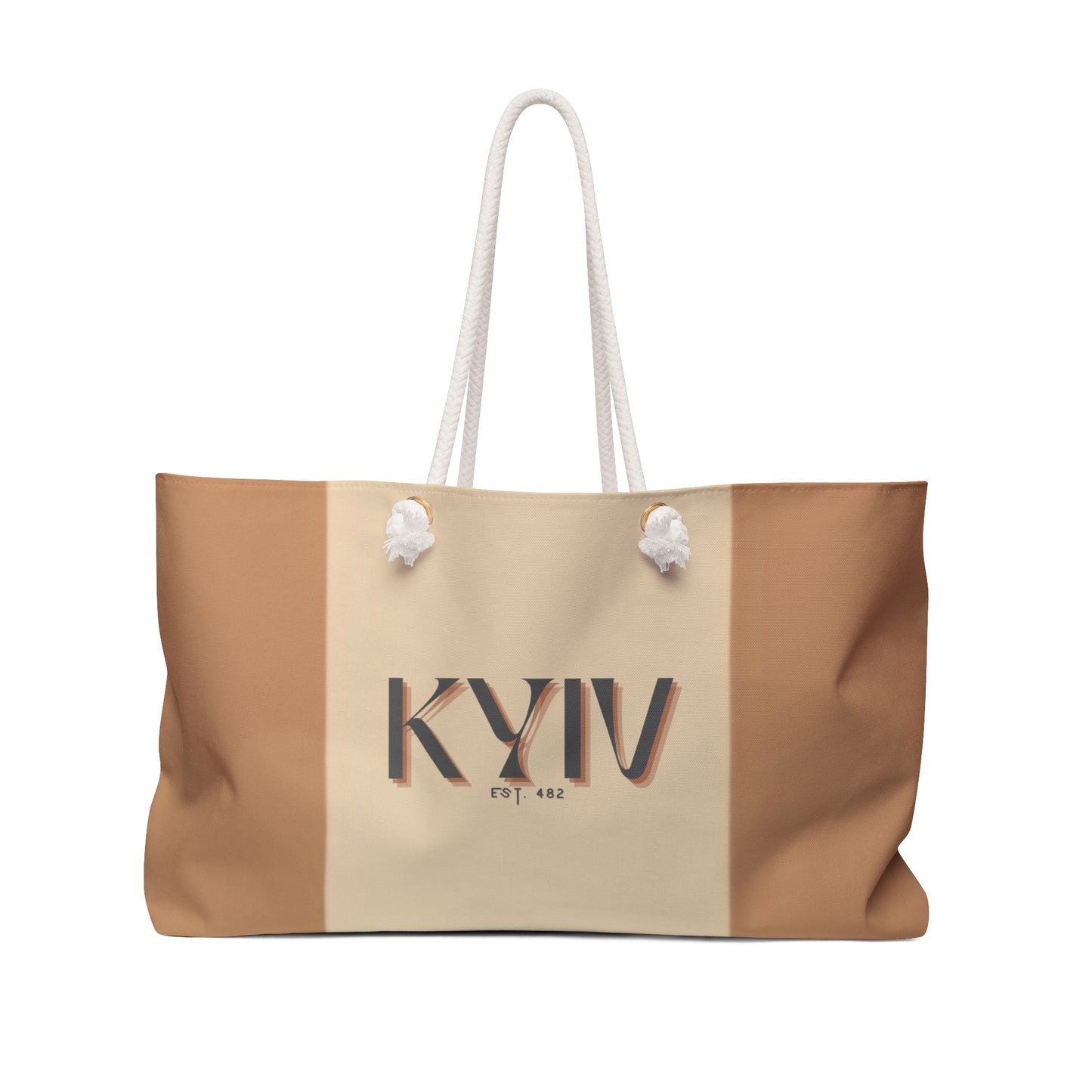 Preppy "KYIV" Oversized Tote Bag