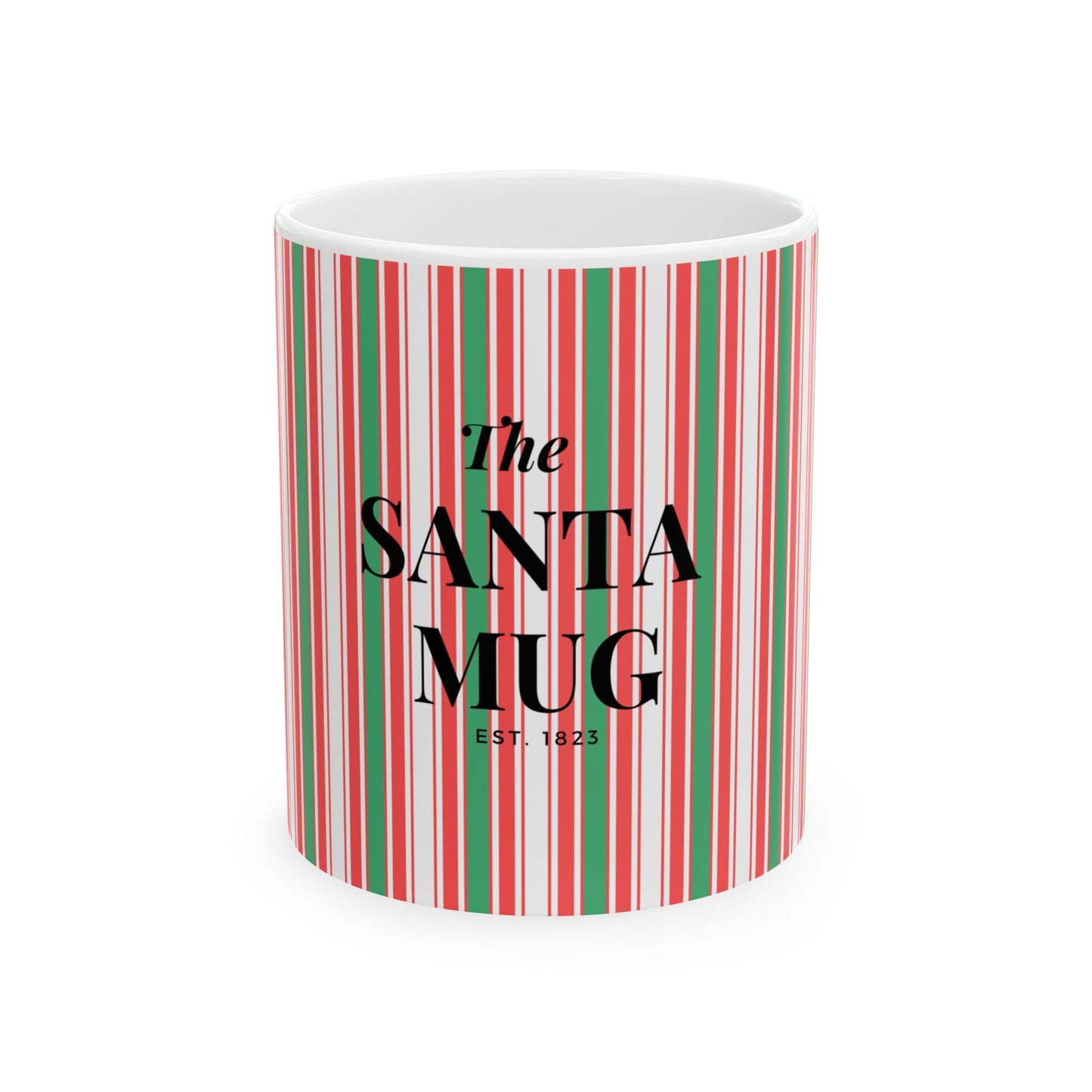 Preppy Santa Mug, 11 oz 