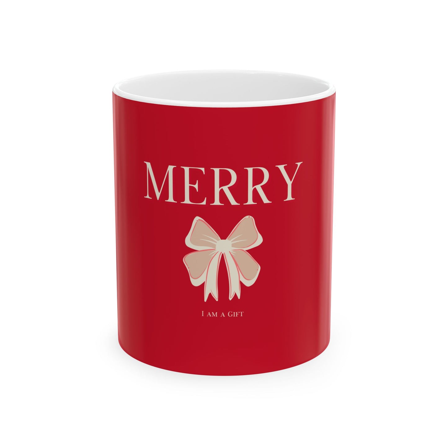 Pretty Christmas Bow Mug