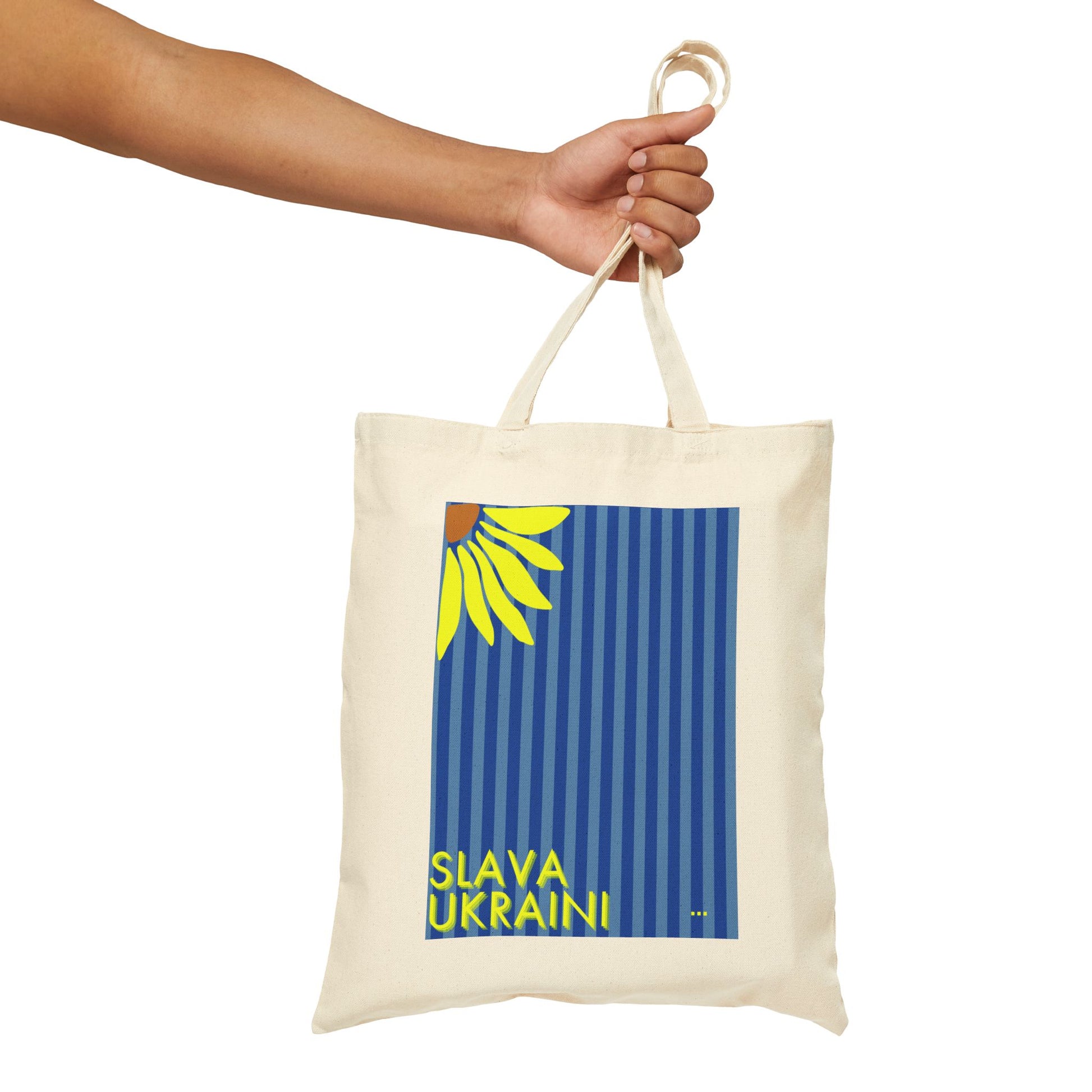 Slava Ukraini Sunflower Tote Bag