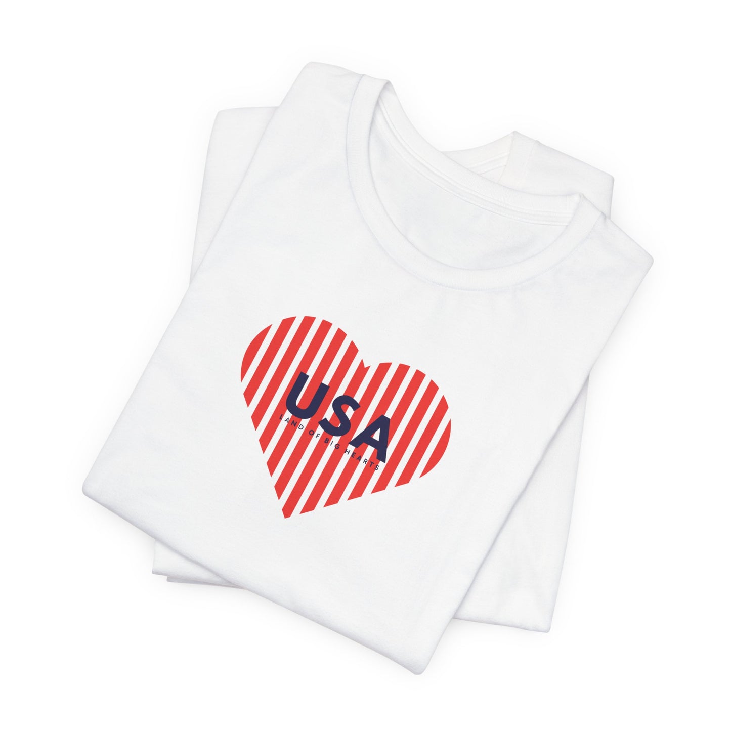 USA Heart Tshirt, Patriotic Shirt