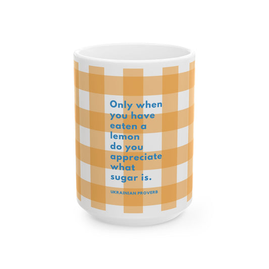 Ukrainian Proverb Mug