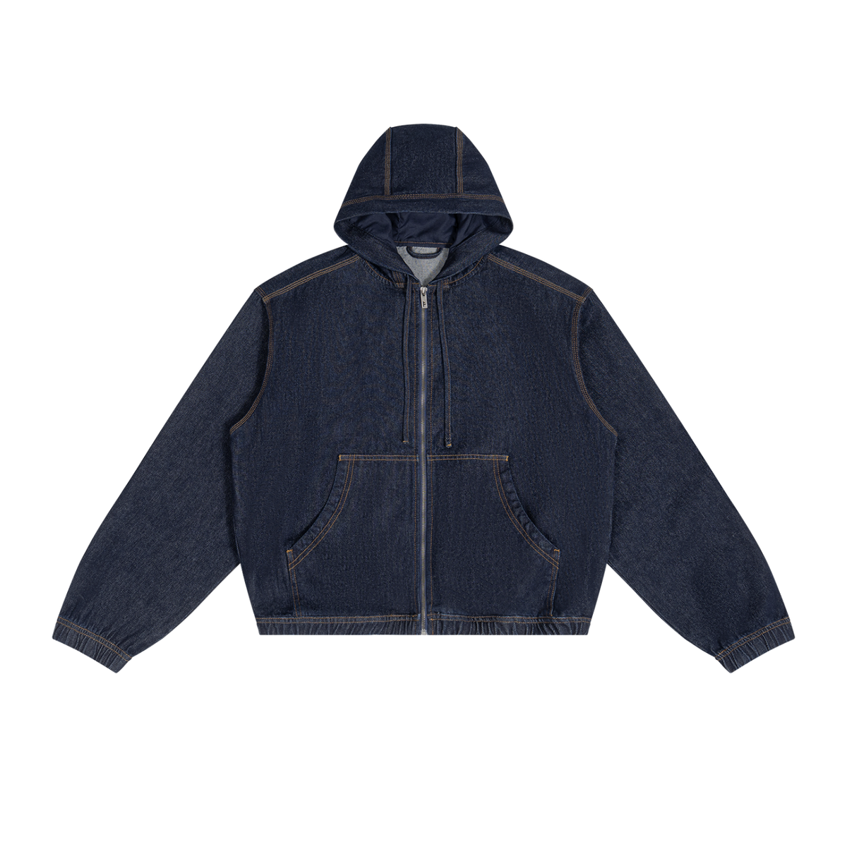 Vintage wash Denim hoodie 