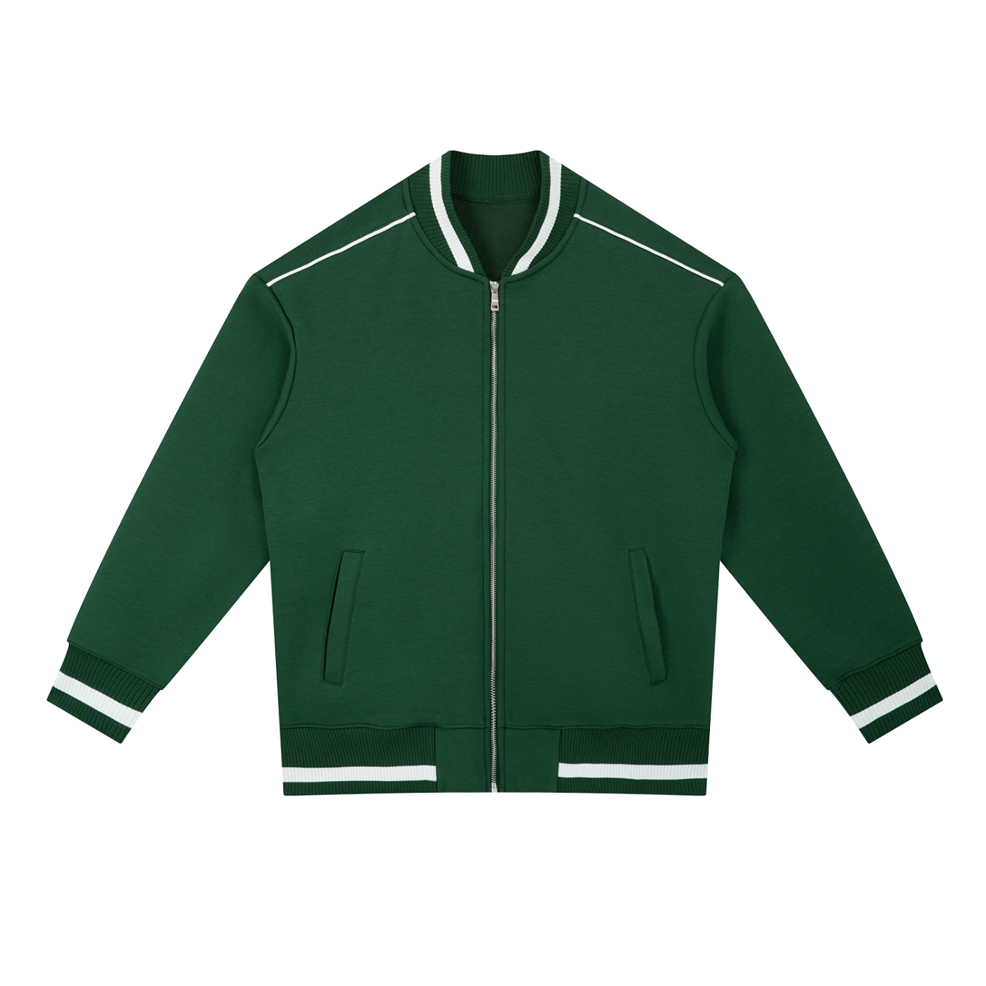 C'est la Vie Contrast Piping Bomber Jacket