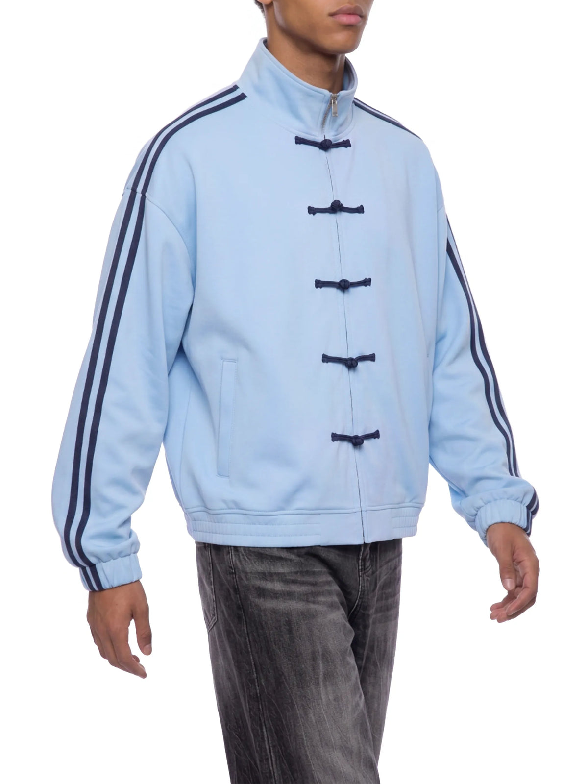 CALIFORNIA Boxy Stand Collar Full Zip Jacket