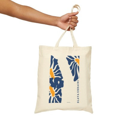 Sunflower Canvas Tote for Ukraine 